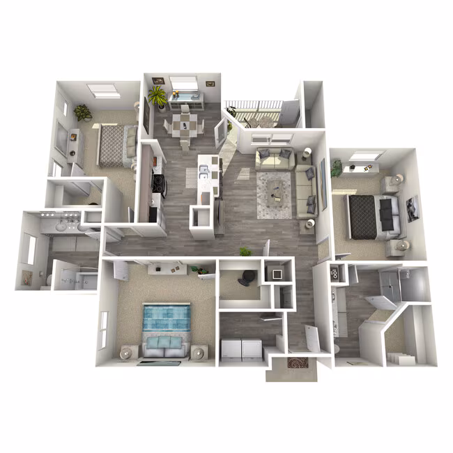 3 Beds • 2 Bath 9202 floor plan