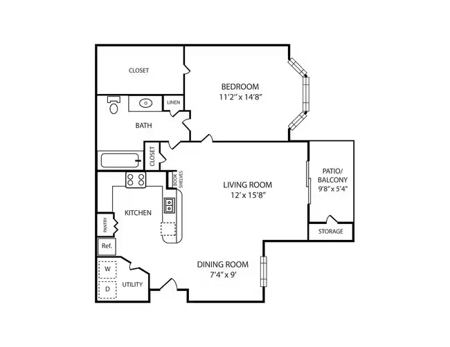 Beech 00-13306 floor plan