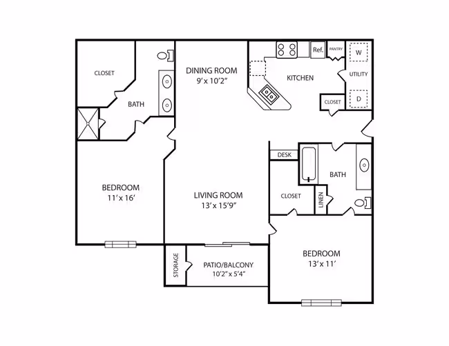 Juniper 00-18204 floor plan