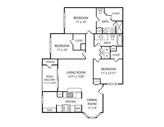 Maple 00-8201 floor plan