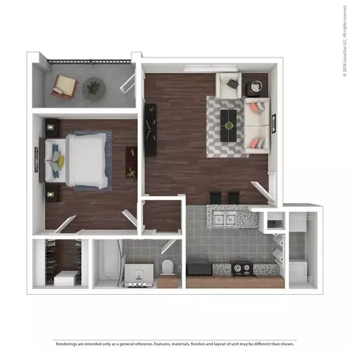 A1 Renovated 1013 floor plan