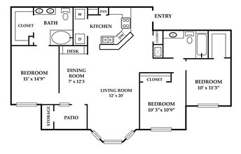 D1 01-813 floor plan