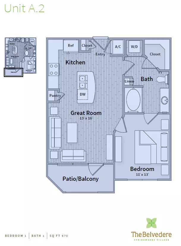 A1 389 floor plan