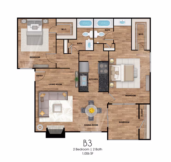 B3-Premium floor plan