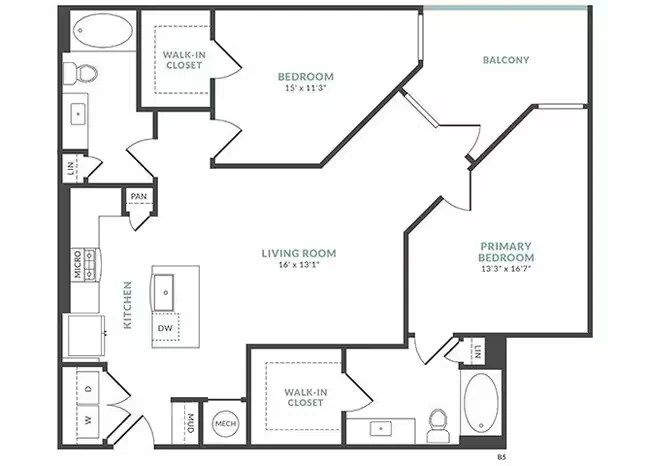 Unit 4093 4093 floor plan