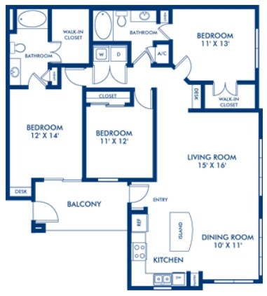 Unit 1538 1538 floor plan