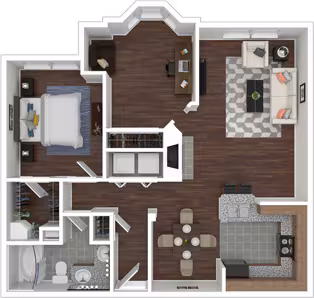 Unit 0712 floor plan