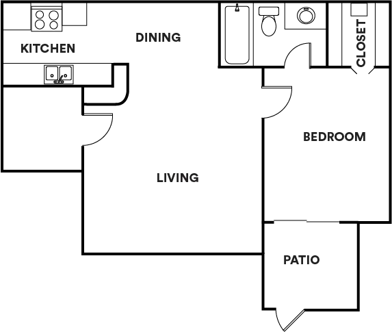 Unit 1413 508 floor plan
