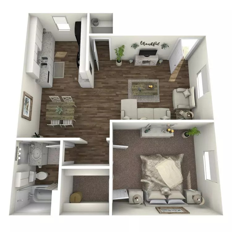 A1 258 floor plan