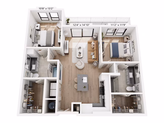 Unit 415 415 floor plan