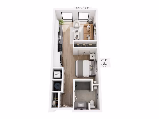 Unit 417 417 floor plan