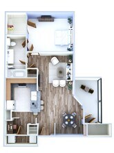 A1 1733 floor plan