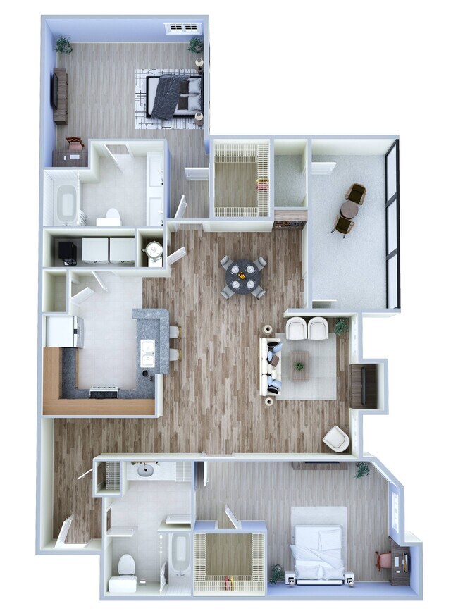 Unit 0132 floor plan