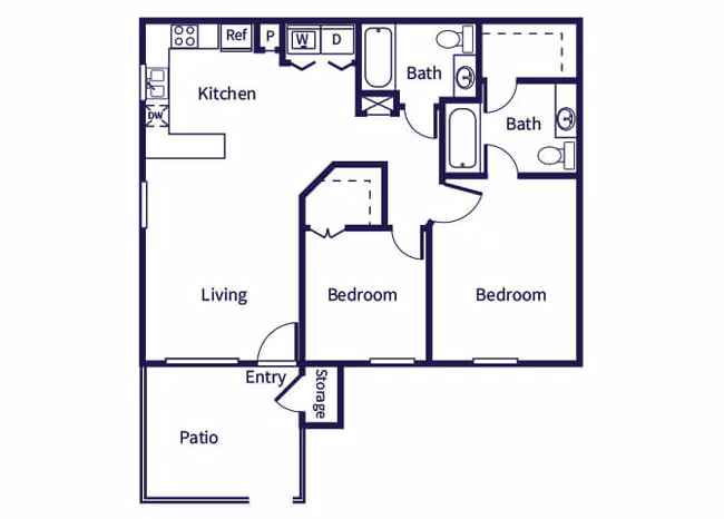 Unit 3403 floor plan