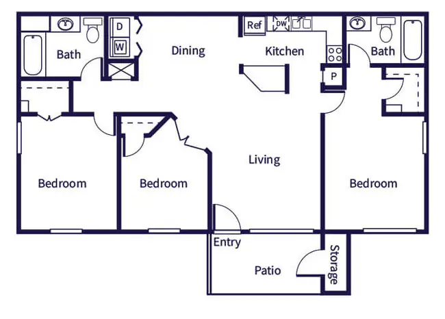 C1 2203 floor plan