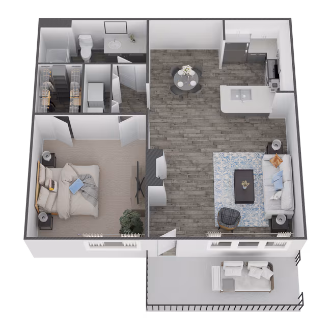 Unit 724 floor plan