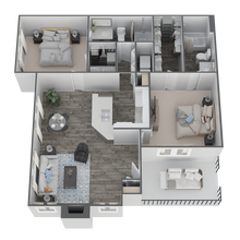 B1 611 floor plan