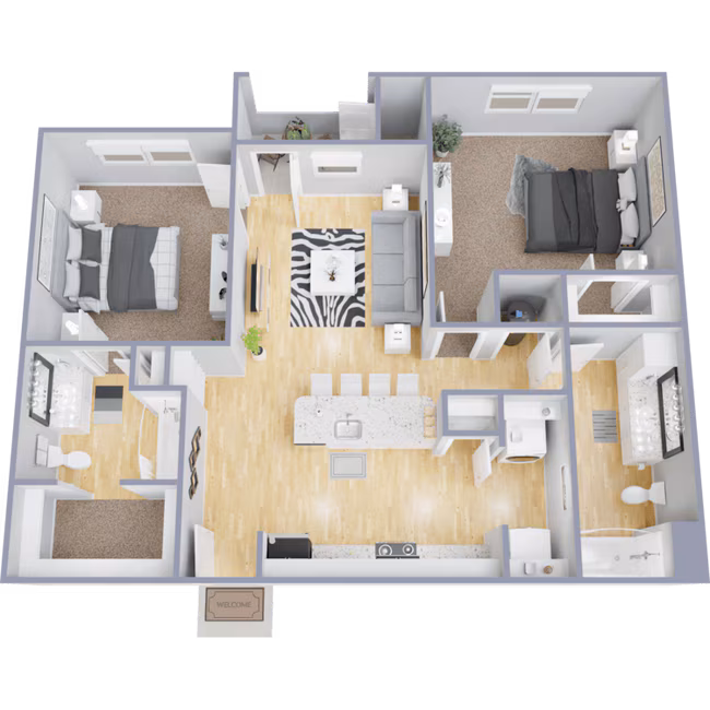 Unit 2311 floor plan