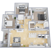 3BR 1209 floor plan