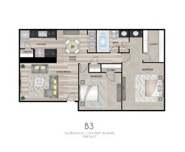 Unit 1516-2 1516-2 floor plan
