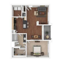 1B 0624 floor plan