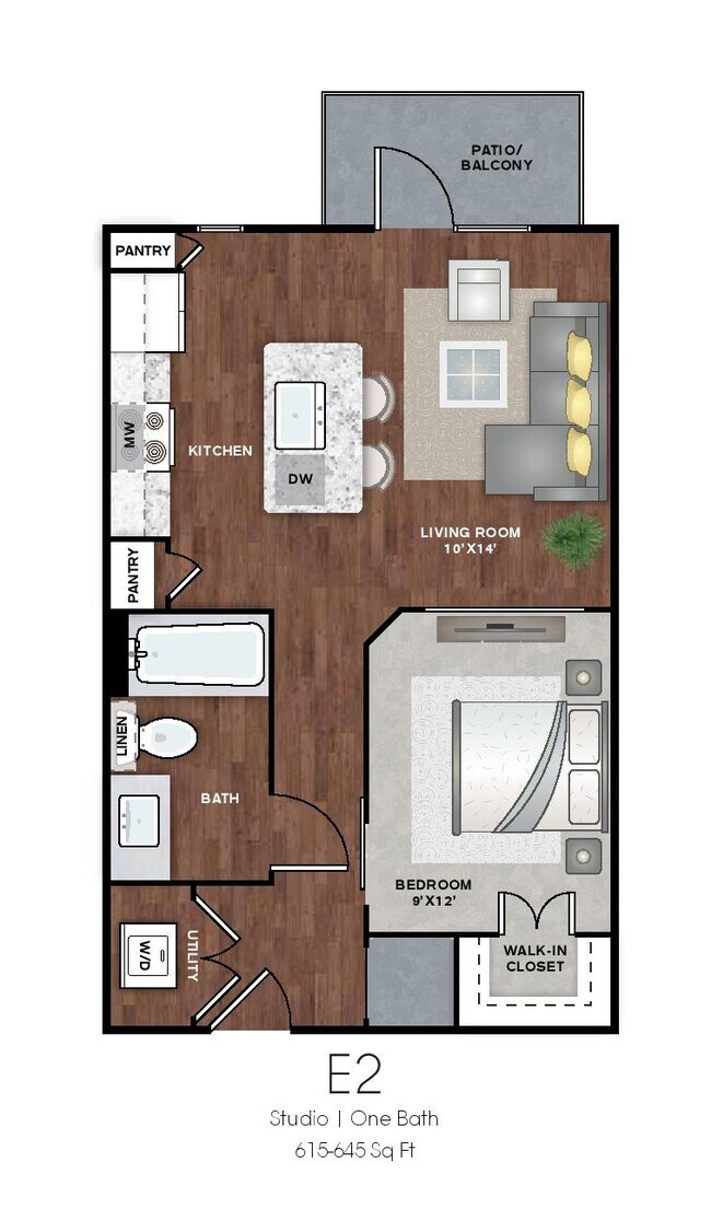 Unit 4105 floor plan