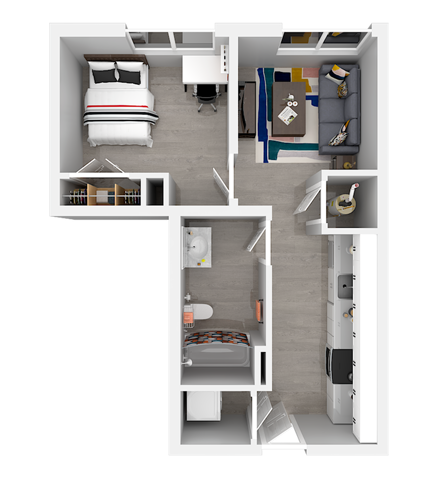A1 Private floor plan