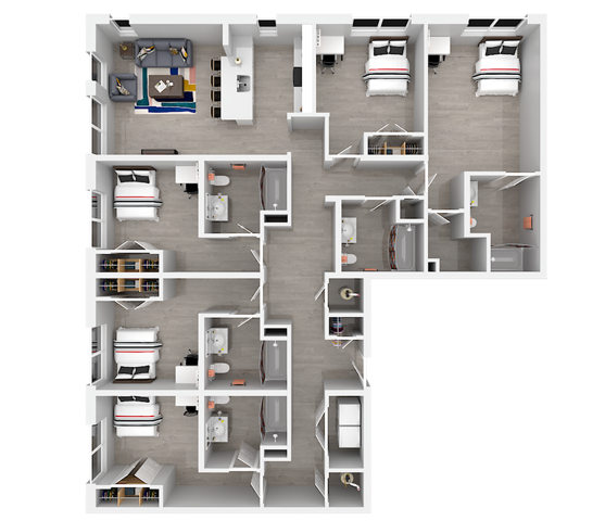 E2 Private floor plan