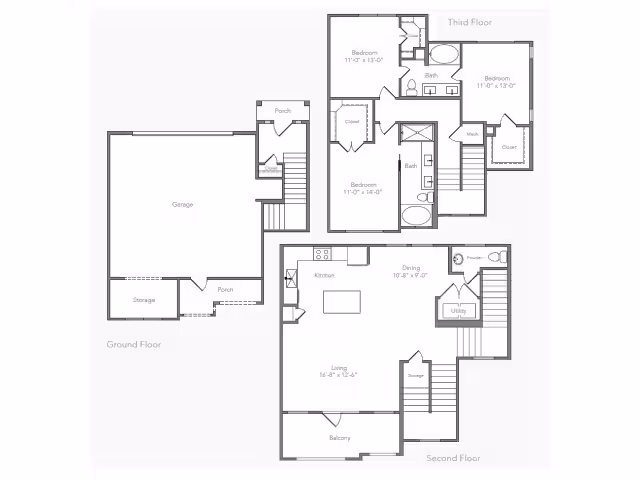 C1-TH 04-4101 floor plan