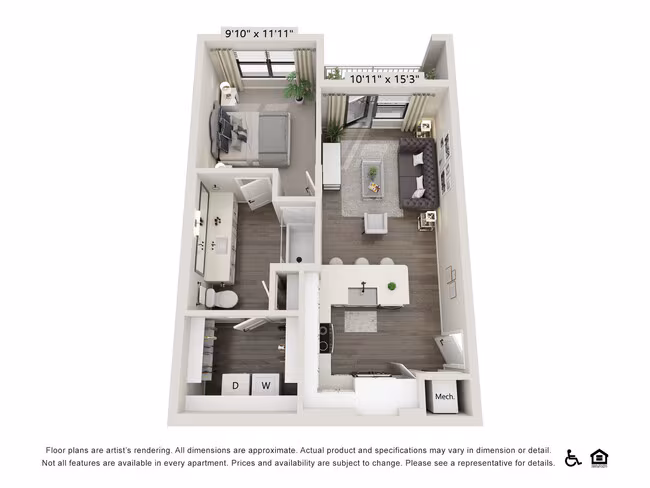 Unit 4207 floor plan