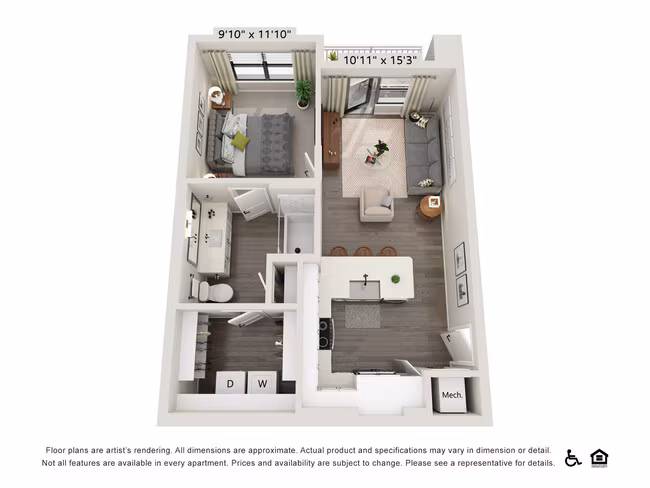 Unit 4209 floor plan