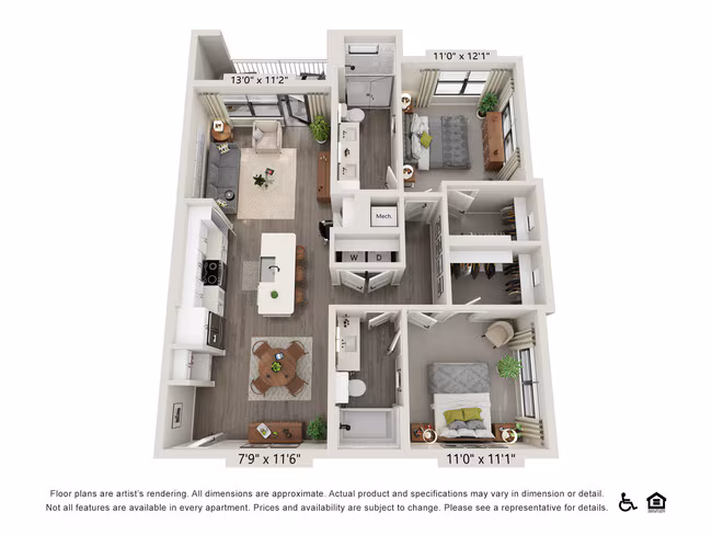 Unit 9201 floor plan