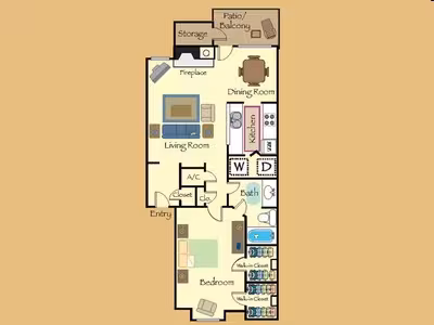 A1 1305 floor plan
