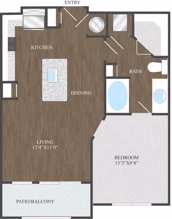 Unit 115 floor plan