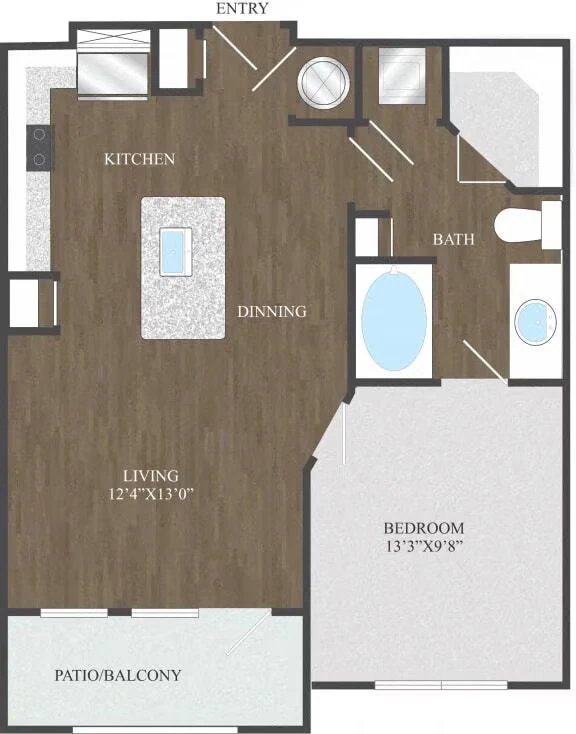 A2 204 floor plan