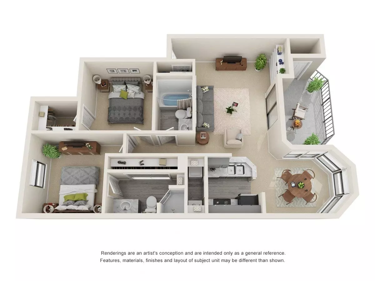 Unit L1315 L1315 floor plan