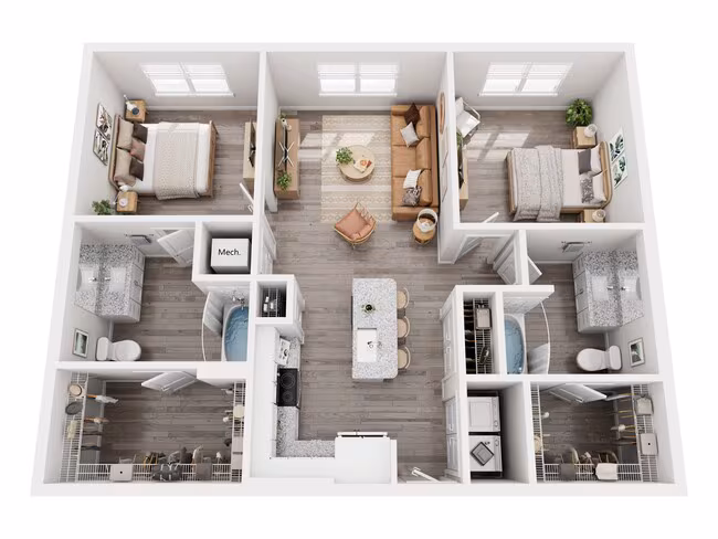 Unit 1417 1417 floor plan