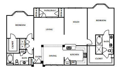 Unit 4230-D 4230-D floor plan