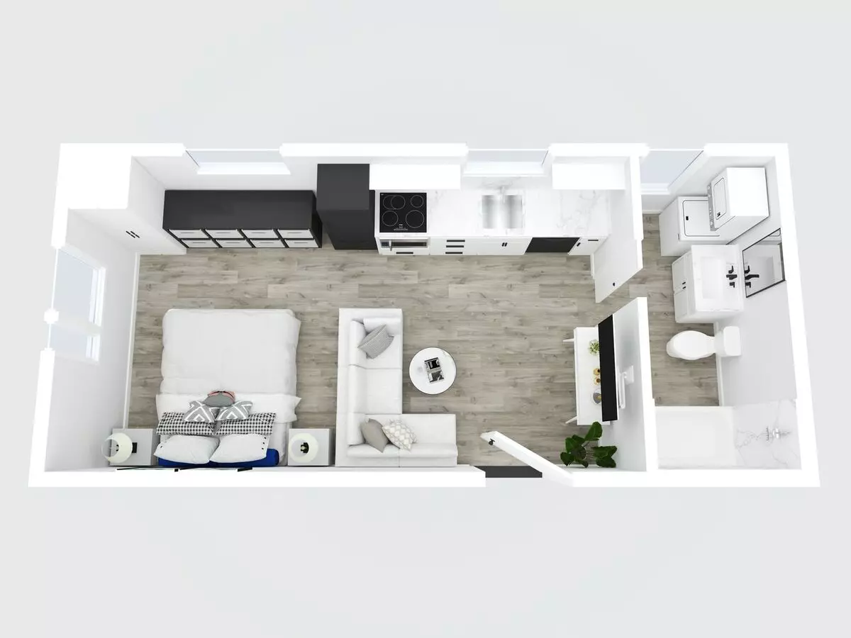 Studio • 1 Bath 102 floor plan