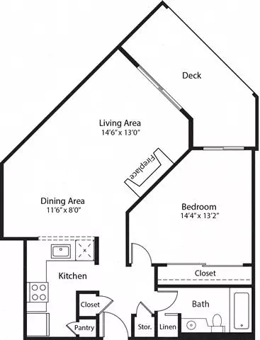 Unit 7-413 7-413 floor plan