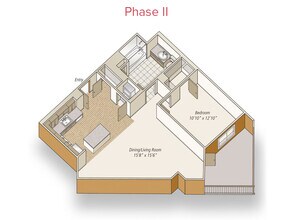 Unit 0T2-403 0T2-405 floor plan