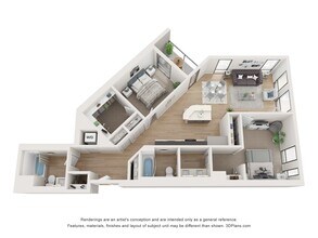 2 Beds • 2 Bath 3225 floor plan