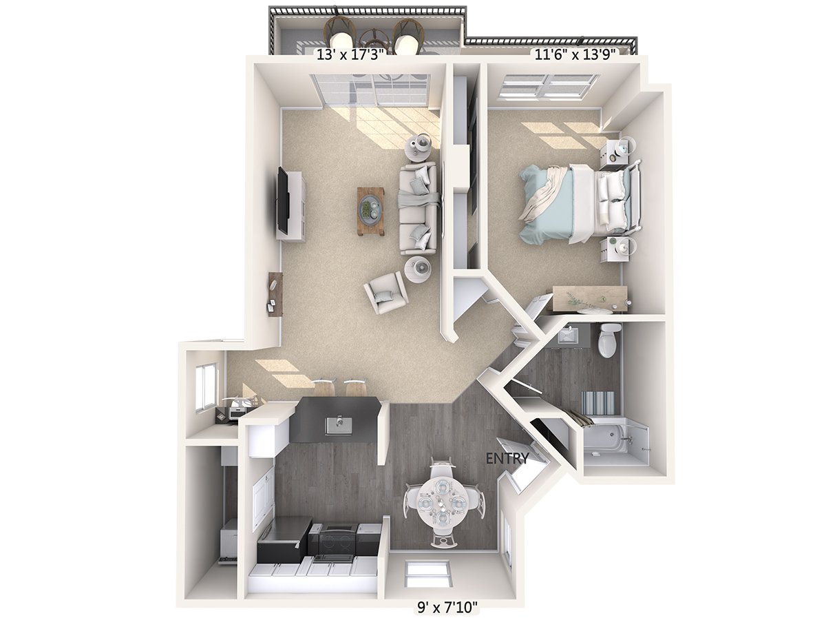 Unit - 334-288 floor plan