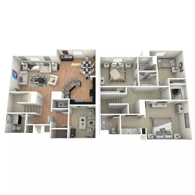 3 Beds • 2 Bath 403 floor plan