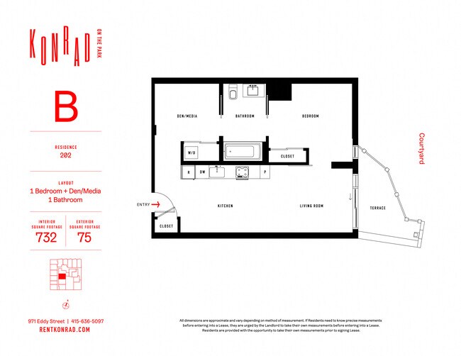 1Dx1-B 202 floor plan