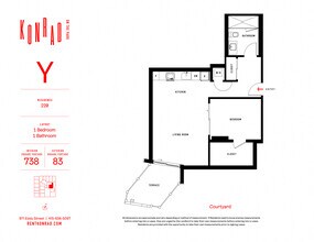 1x1-Y 520 floor plan