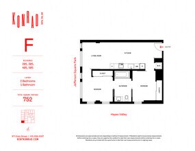 2x1-F 205 floor plan
