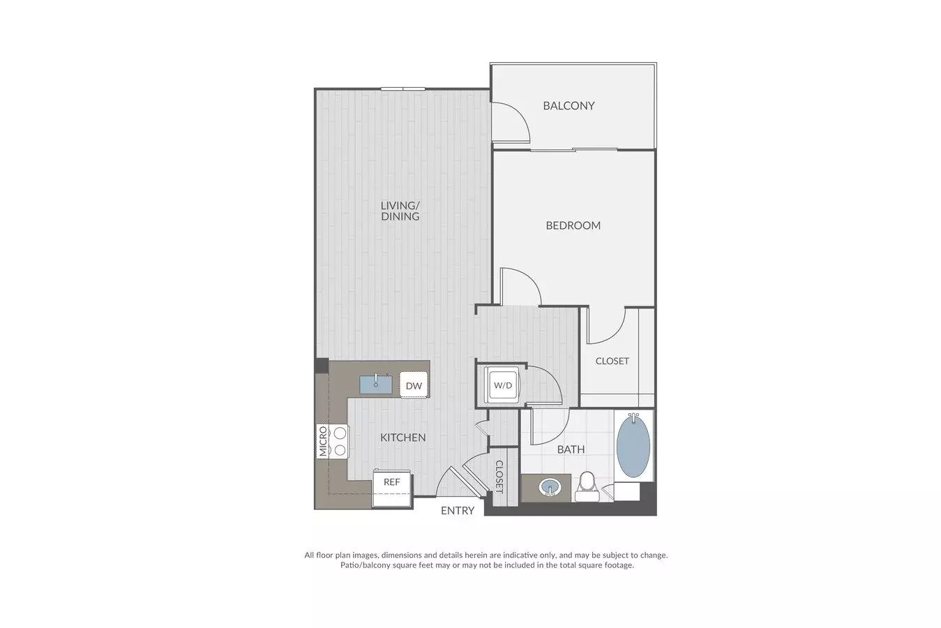 1 Bed • 1 Bath
3D Tour 0433 floor plan
