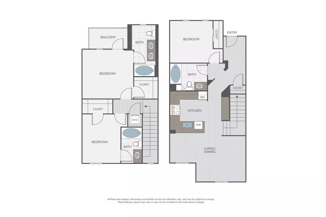 3 Beds • 3 Bath
3D Tour 0106 floor plan