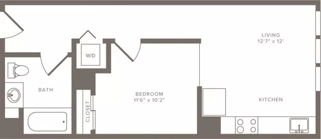 Unit 721 612 floor plan